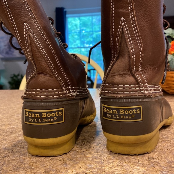 L.L. Bean 10” Shearling Lined Insulated Winter Duck Boots 7M 230121 - Picture 8 of 17